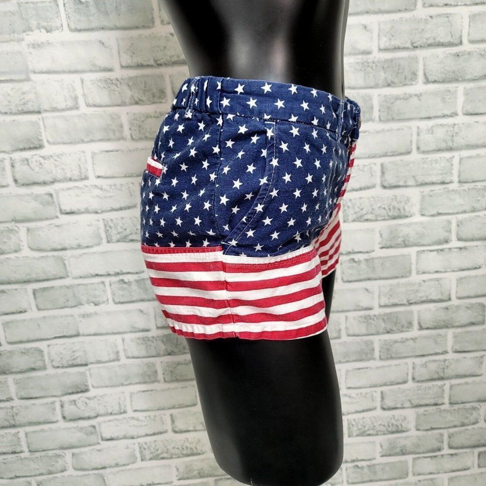 Chubbies Womens S The Miss 'Mericas 2.0 American Flag‎ Shorts July 4th Patriotic - Picture 4 of 7